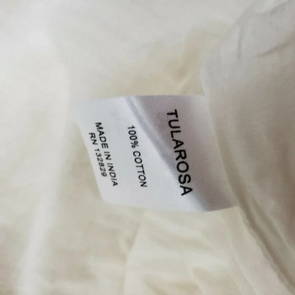 TULAROSA Cream Berkley Prairie Lace Mini Dress XS - Picture 10 of 11